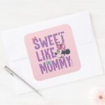 Minnie Mouse Sweet Like Mommy Square Sticker