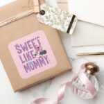 Minnie Mouse Sweet Like Mommy Square Sticker