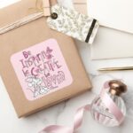 Minnie Be Inspiring Square Sticker