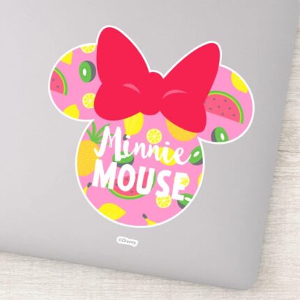 Minnie Minnie Tropical Logo 3 Sticker