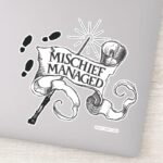 Mischief Managed Sticker