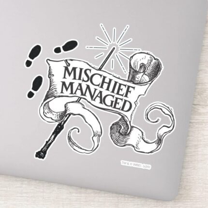Mischief Managed Sticker