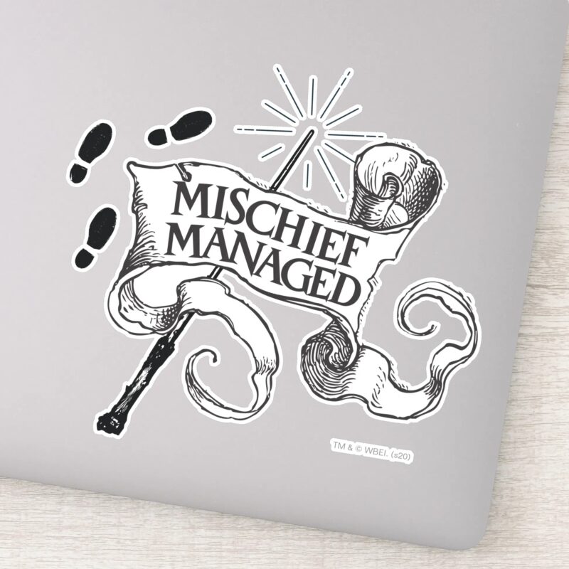 Mischief Managed Sticker Mischief Managed Sticker