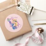 Miss Piggy Merry Christmas To Moi Classic Round Sticker