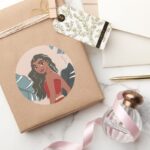 Moana Captured Moment Classic Round Sticker