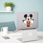 Modern Mickey Sticking Out Tongue Sticker