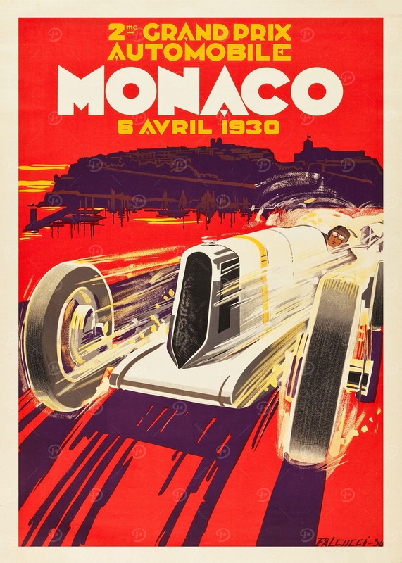 Monaco Grand Prix Poster