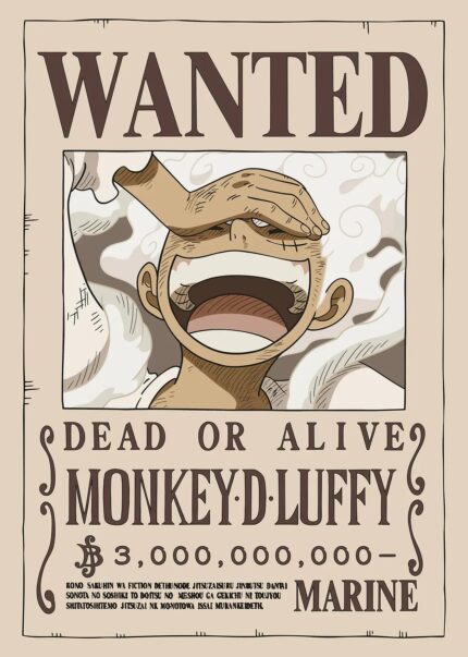 Monkey D. Luffy Wanted after Wano