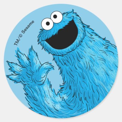 Monster At The End Of This Story Cookie Classic Round Sticker