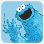 Monster At The End Of This Story Cookie Square Sticker