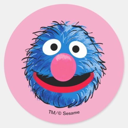 Monster At The End Of This Story Grover Classic Round Sticker