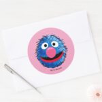 Monster At The End Of This Story Grover Classic Round Sticker