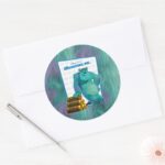 Monsters Inc. Sulley Classic Round Sticker