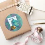 Monsters Inc. Sulley Classic Round Sticker