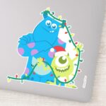 Monsters Inc. Christmas Sulley Mike Sticker