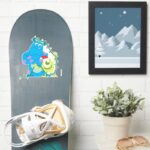 Monsters Inc. Christmas Sulley Mike Sticker