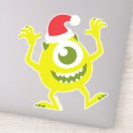 Monsters Inc. Mike Santa Claus Dance Sticker