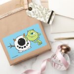 Monsters Inc. Mike Snowman Rectangular Sticker