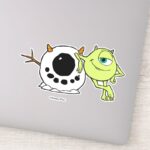 Monsters Inc. Mike Snowman Sticker