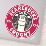 Monsters At Work Scarebucks Coughy Sticker