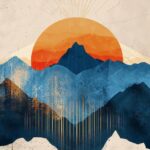 Mountain Glow Poster