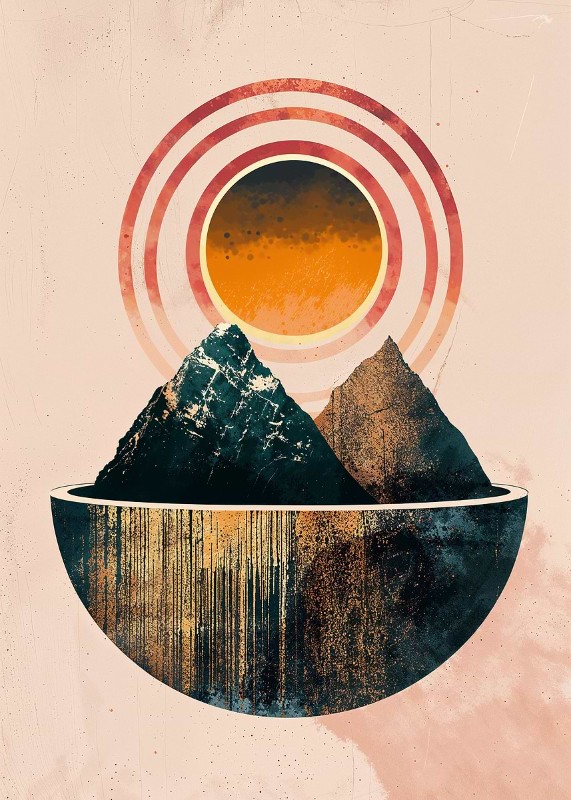 Mountain Halo Poster