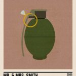 Mr Mrs Smith Minimalist Poster