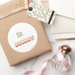 Mr. Bounce Bouncing On His Head Classic Round Sticker