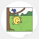 Mr. Bounce In The Park Classic Round Sticker