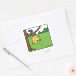 Mr. Bounce In The Park Classic Round Sticker