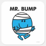 Mr. Bump Classic 1 Square Sticker