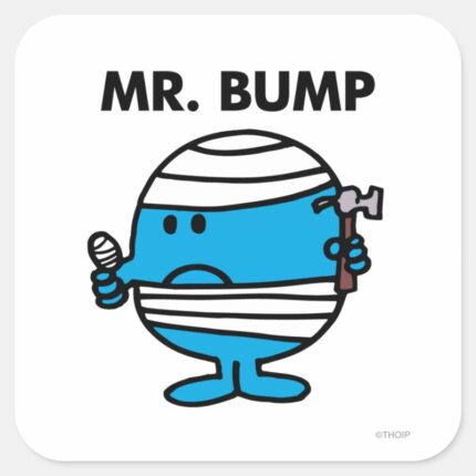 Mr. Bump Classic 2 Square Sticker