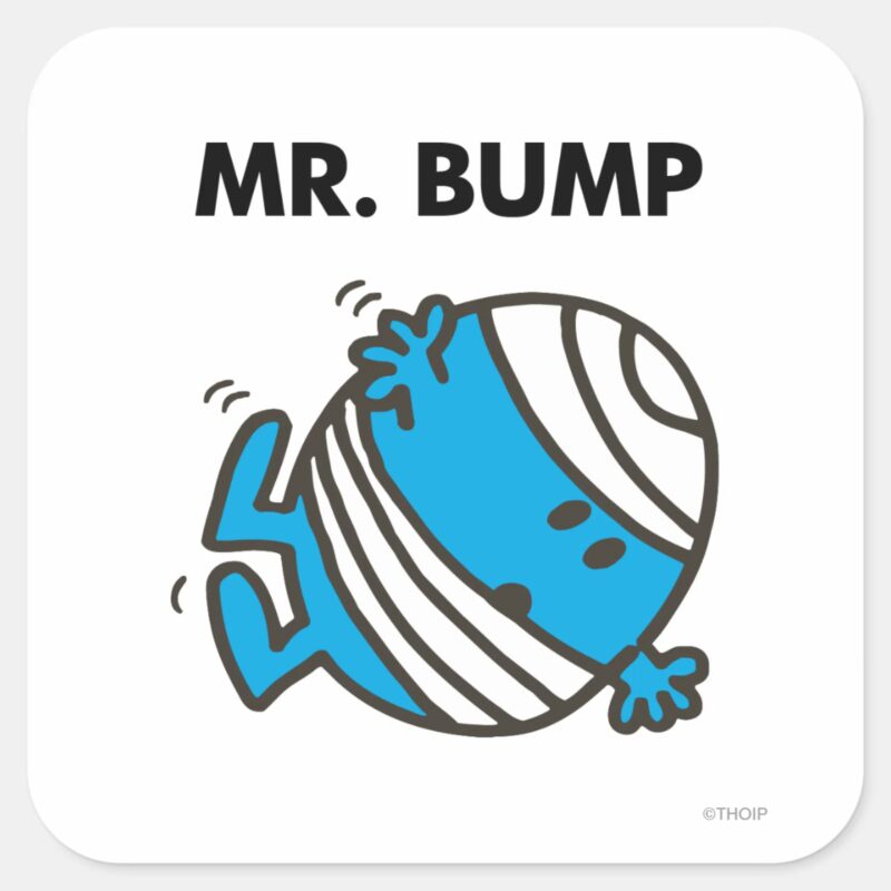 Mr. Bump Classic 3 Square Sticker Mr. Bump Classic 3 Square Sticker