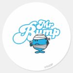 Mr. Bump Bandaged Thumb Classic Round Sticker