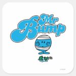 Mr. Bump Broken Vase Square Sticker