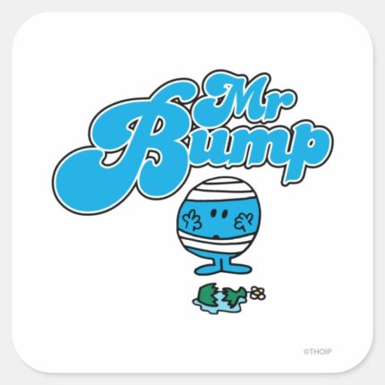 Mr. Bump Broken Vase Square Sticker