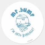 Mr. Bump Im Into Bandage Classic Round Sticker