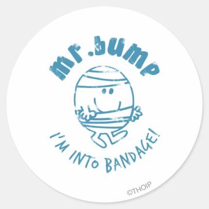 Mr. Bump Im Into Bandage Classic Round Sticker