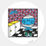 Mr. Bump Kitchen Accident Classic Round Sticker