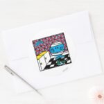 Mr. Bump Kitchen Accident Classic Round Sticker