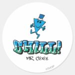 Mr. Cool Chilling Out Classic Round Sticker