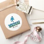 Mr. Cool Chilling Out Classic Round Sticker