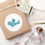 Mr. Cool Happy Fist Pump Classic Round Sticker