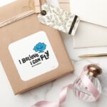 Mr. Daydream Believes He Can Fly Square Sticker