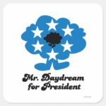 Mr. Daydream For President Square Sticker