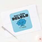 Mr. Daydream Just A Little Delulu Square Sticker
