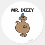 Mr. Dizzy Classic Pose Classic Round Sticker