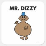 Mr. Dizzy Classic Pose Square Sticker