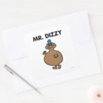 Mr. Dizzy Classic Pose Square Sticker