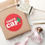 Mr. Fib Thats Cap Classic Round Sticker